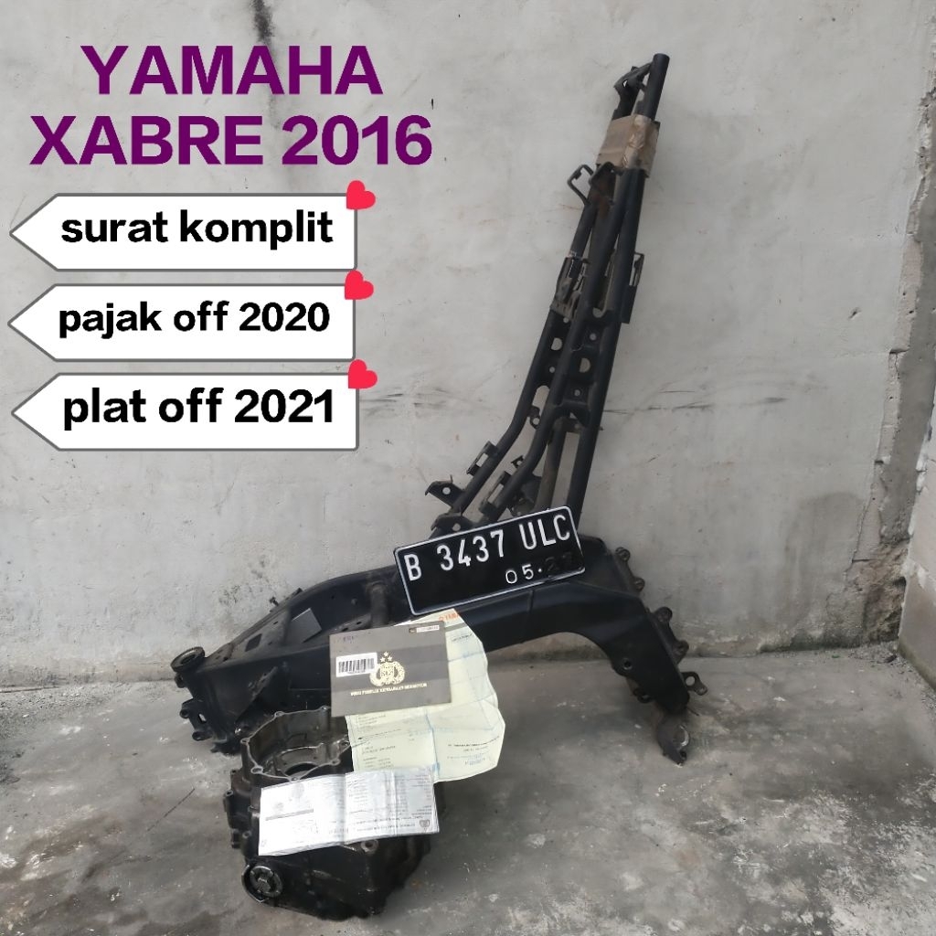 Rangka set YAMAHA XABRE 2016