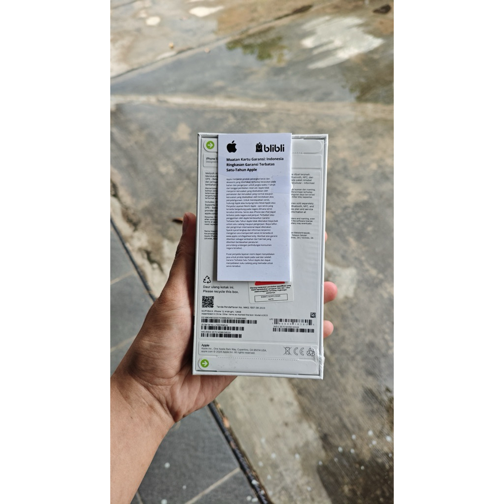 Iphone 13 Hitam 128gb