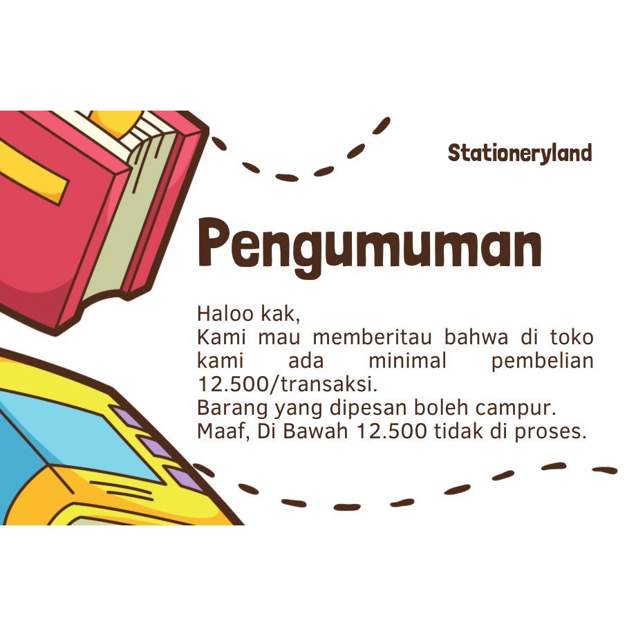 Kartu Stok Stock Persediaan Barang Ukuran Kwarto / 1/2 Folio