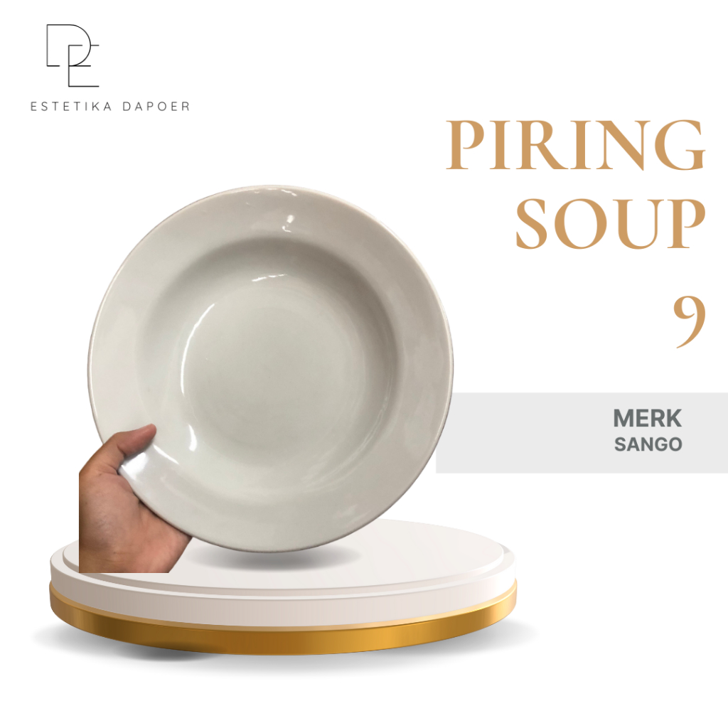 PIRING SOUP SANGO 9 INCH | PIRING MAKAN 9 SANGO