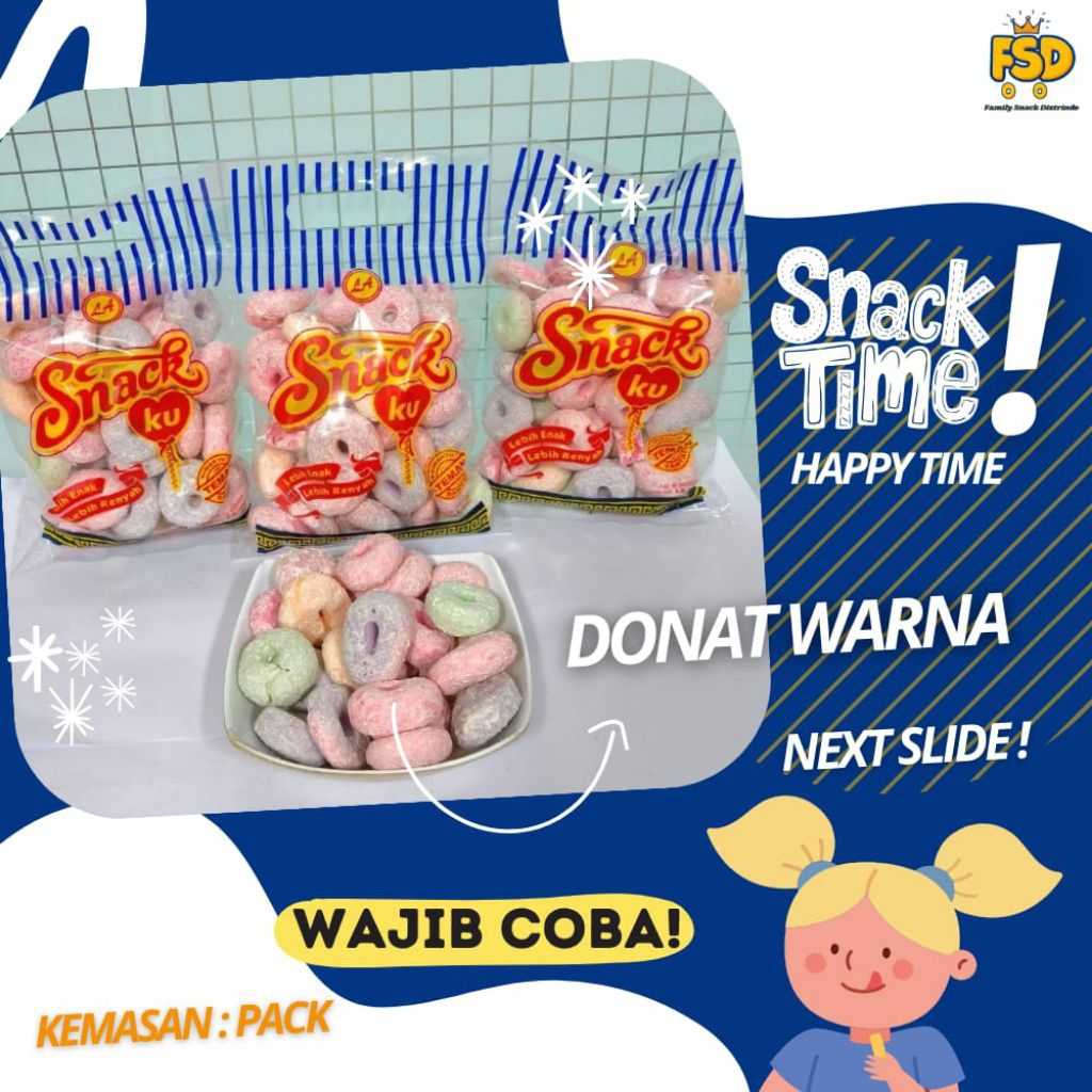 

Snack Ku Donat Warna