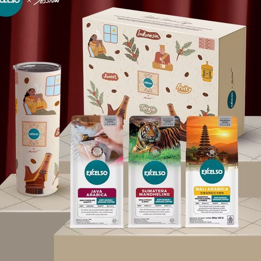 Kopi Excelso Hampers X Yessiow Awakening Spirit Tumbler
