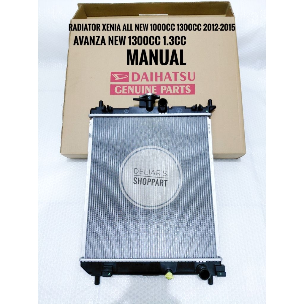 Radiator Assy Xenia Avanza All New 1.0cc/1000cc 1.3cc/1.300cc 2012-2015 Manual Original