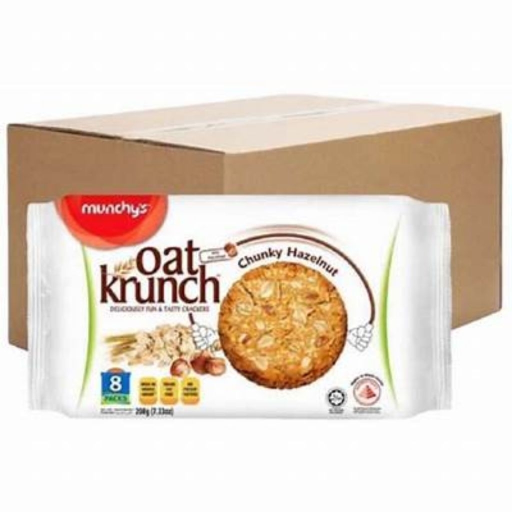 

Oat Krunch Chunky Hazelnut 208g 1dus isi 12pcs