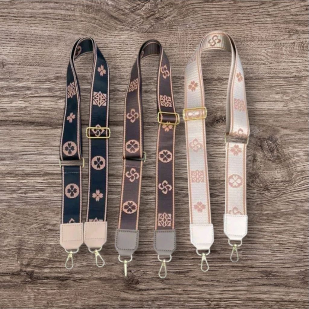 tali tas selempang wanita webing tebal ACC GOLD panjang 125 cm lebar 4 cm