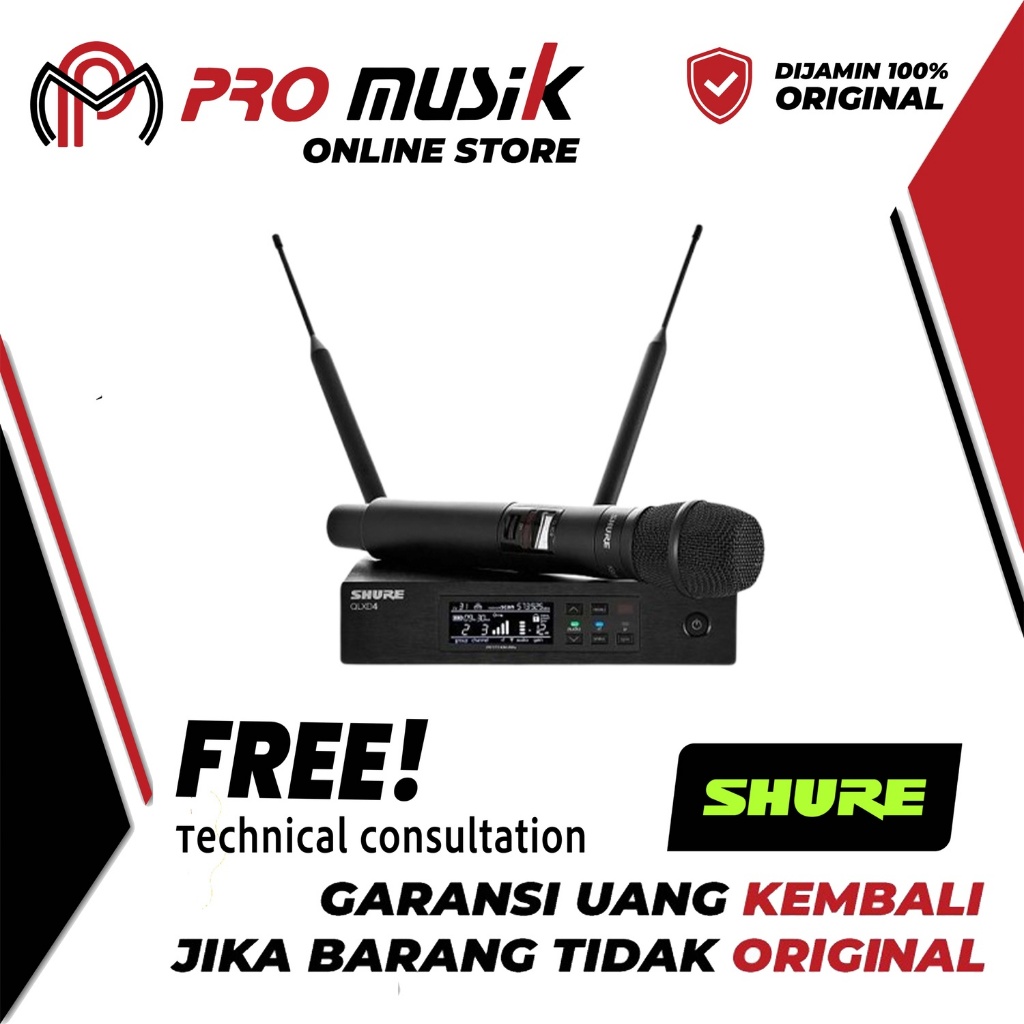 SHURE QLXD24/KSM9 Handheld Wireless Microphone System