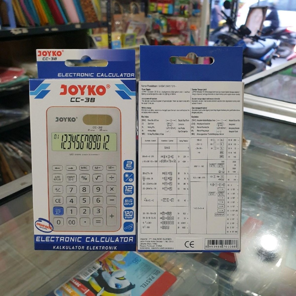 

Kalkulator joyko cc - 38