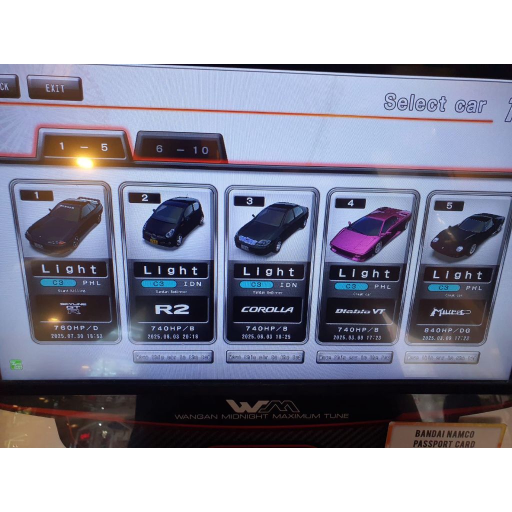 Banapassport Wangan Midnight Maximum Tune 6RR Data For Beginner + Fulltune Ticket Inside WMMT6RR