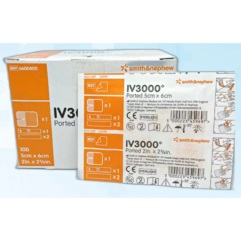 Opsite IV 3000 IV dressing.IV transfaran film Ukuran 5x6 cm