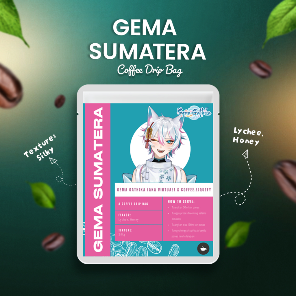 

Drip Bag Coffee AKA Virtual X Coffee Liquefy - Gema Sumatera