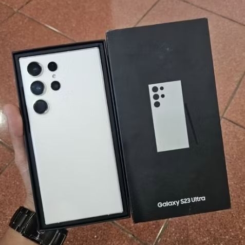 samsung s23 ultra 5g 12/512gb second  fullset resmi
