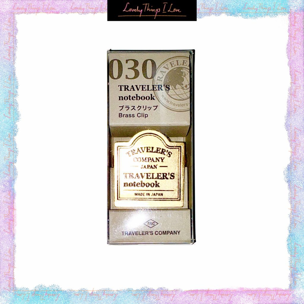 

Midori TRAVELER'S Notebook Brass Clip 030