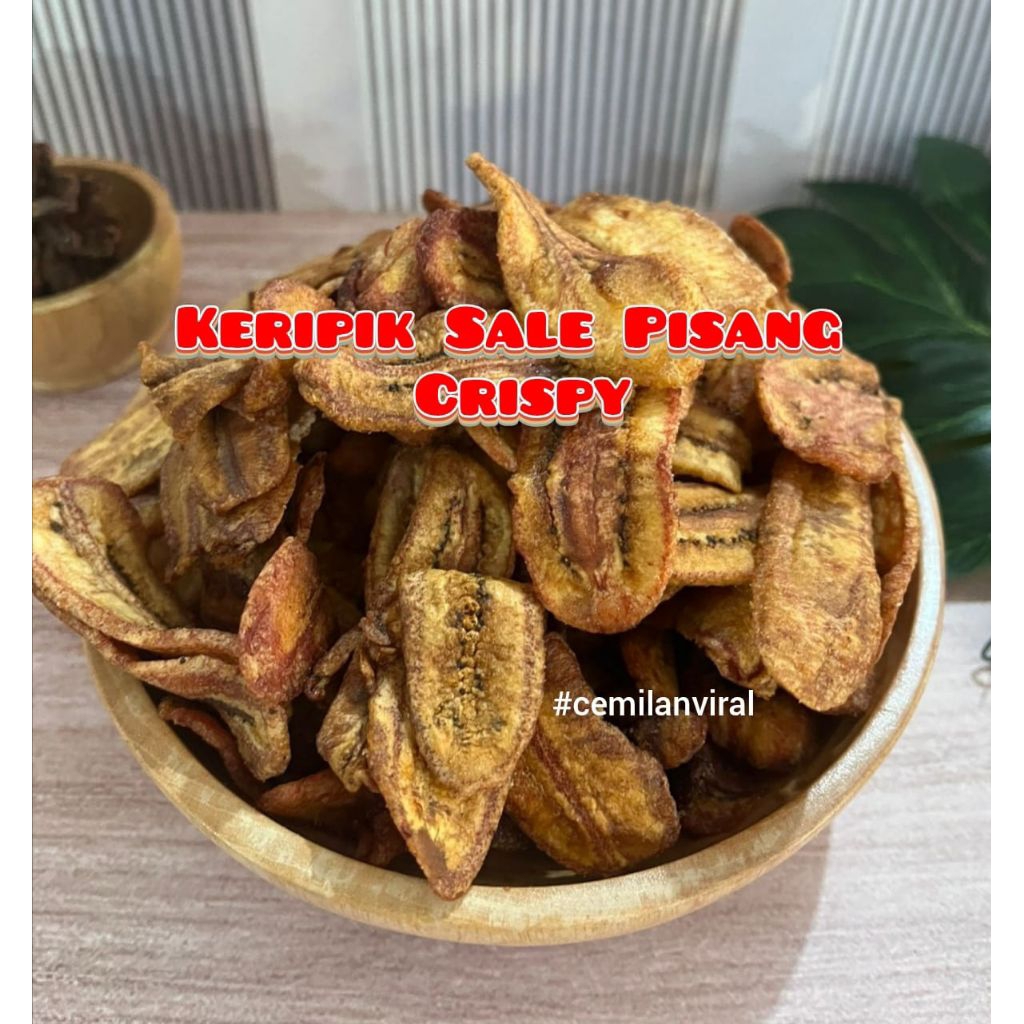 

Cemilan Viral Keripik Sale Pisang Crispy Manis Kepok Buah Pisang Kripik Pisang Banana Buah Frying Fry Crispy Renyah Manis Snack Food