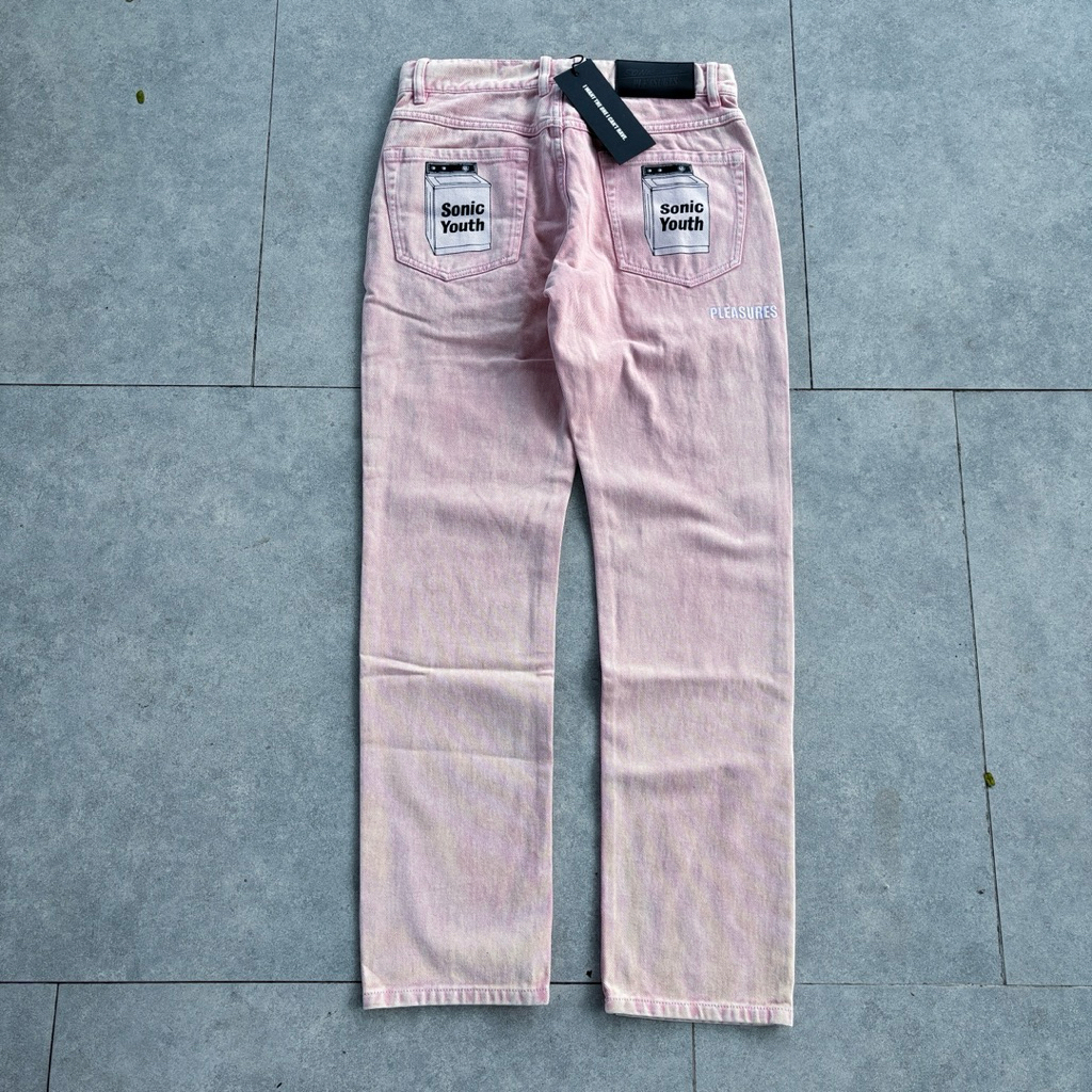 Official PLEASURES X Sonic Youth Washing Machine Denim