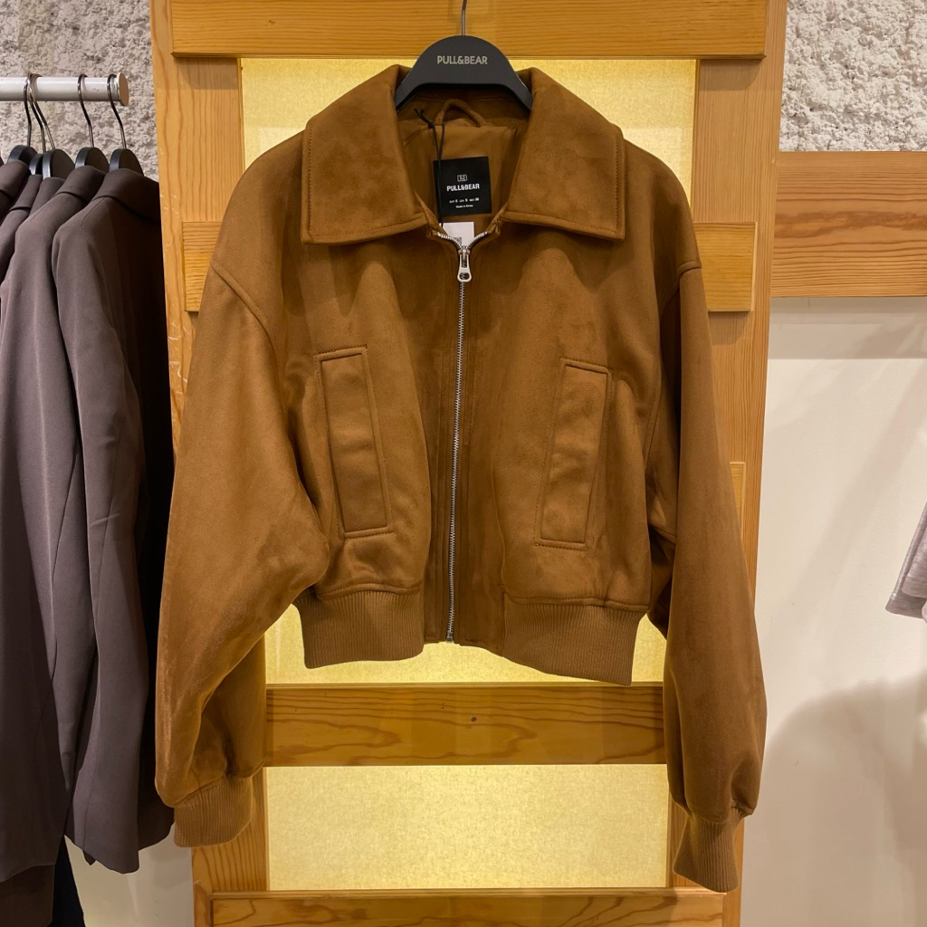 Jaket Suede PULL&BEAR Women jastip (jasa titip)