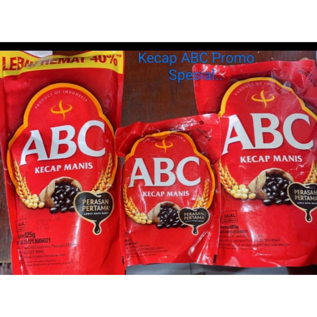 

KECAP MANis ABC,825/300ml Promo Special