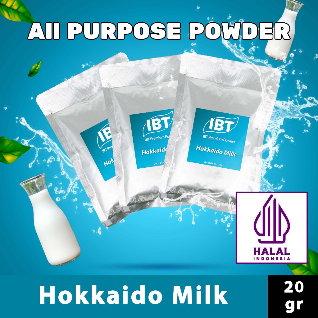 

Bahan Minuman Bubuk Rasa Hokkaido Milk IBT Premium Powder Sachet
