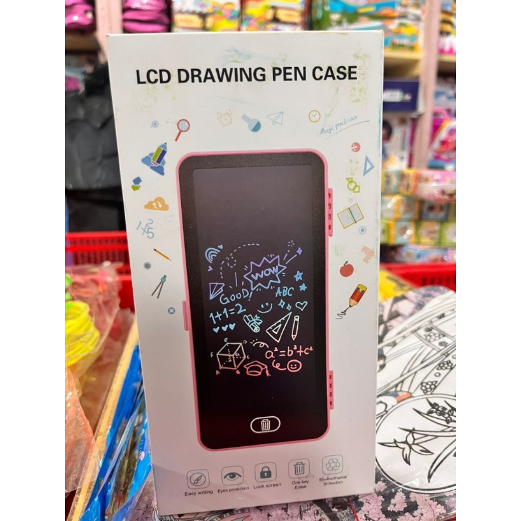 

LCD Drawing Pen Case – Tempat Pensil Elektronik dengan Layar Tulis, Papan Gambar Digital Anak