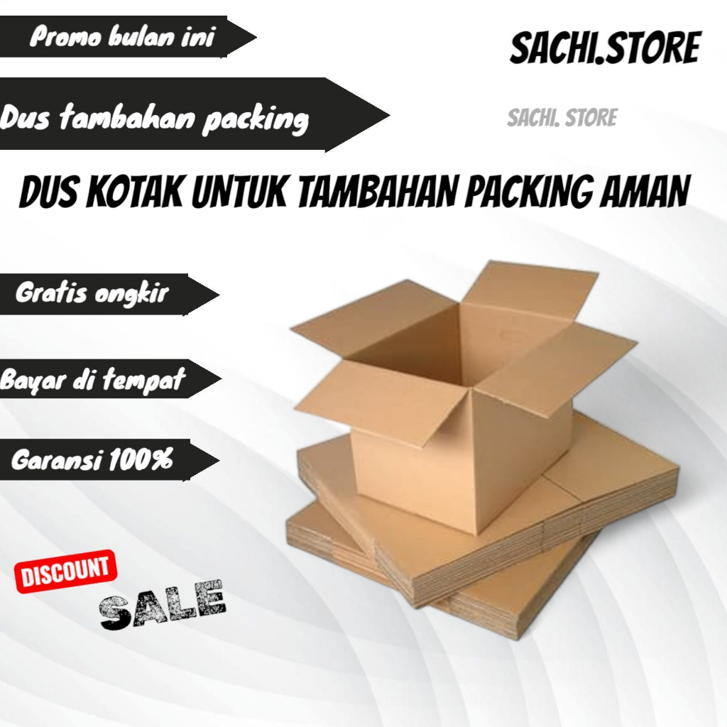 

KARDUS\DUS KOTAK UNTUK TAMBAHN PACKING AMAN