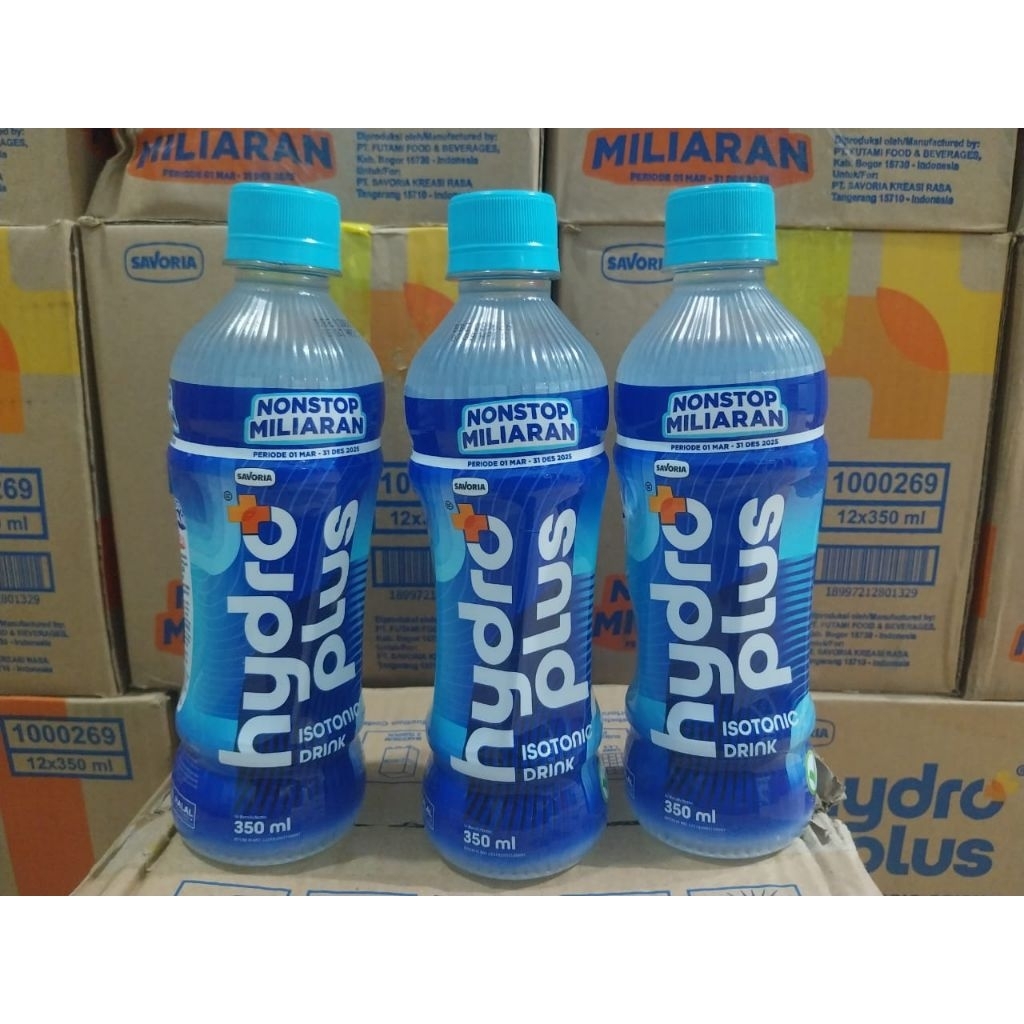 

Hydro plus 350ml kemasan berhadiah nonstop miliaran