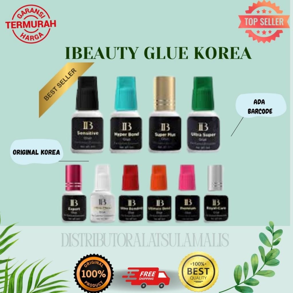 

ORI KOREA ADA BARCODE… korea glue beauty ultra super glue/ sensitive glue / ultra bonding glue lem ultra super glue / lem bulumata extension