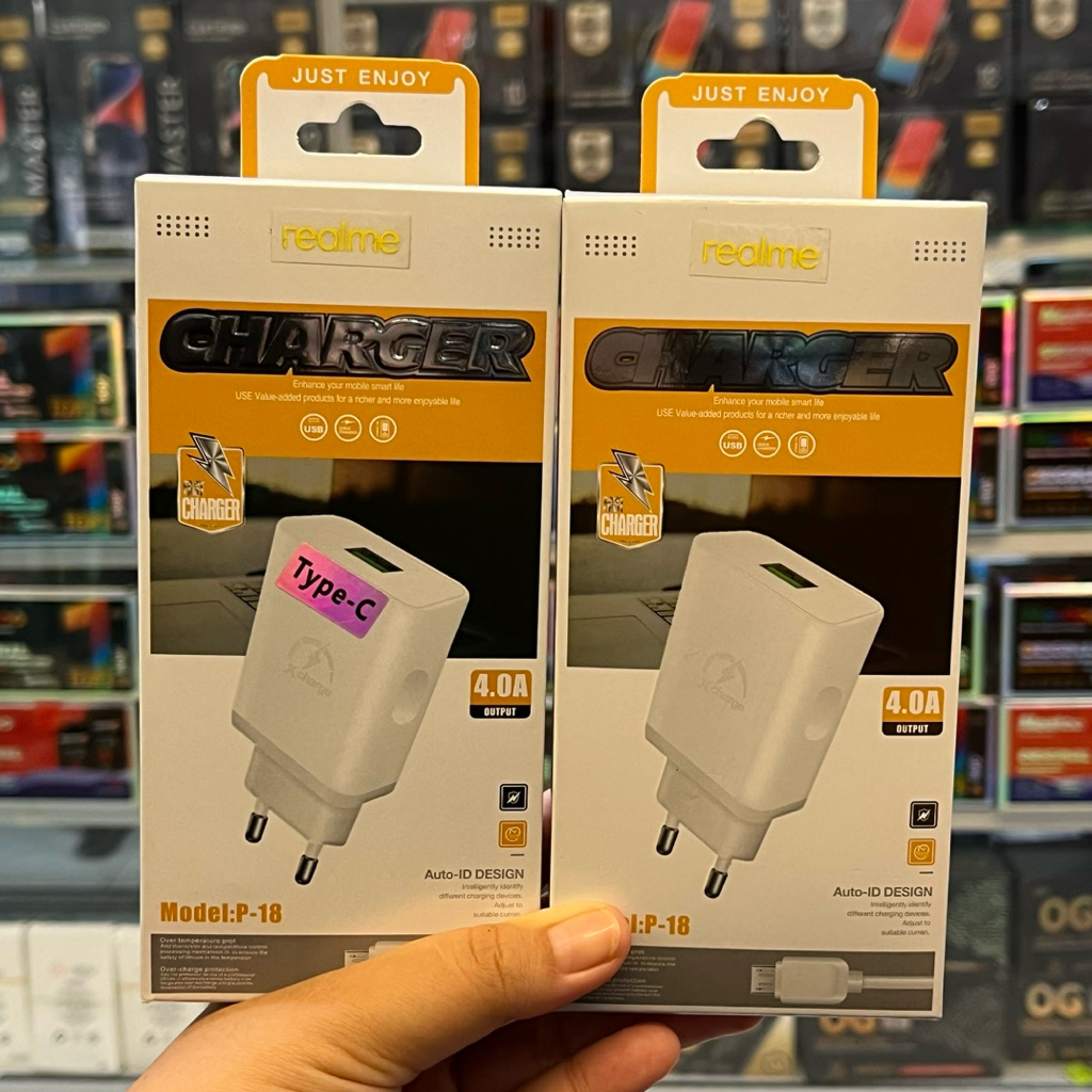 CHARGER FAST CHARGER CASAN REALME P-18