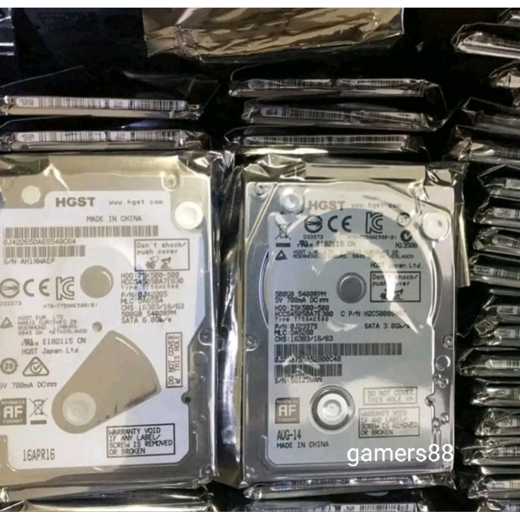 HDD 500GB Hardisk 500GB Laptop 2.5" Internal Harddisk Notebook Slim HGST