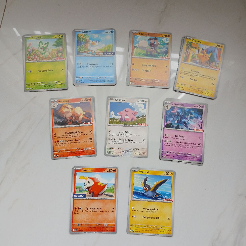 Kartu Pokemon Indomilk & Good Day