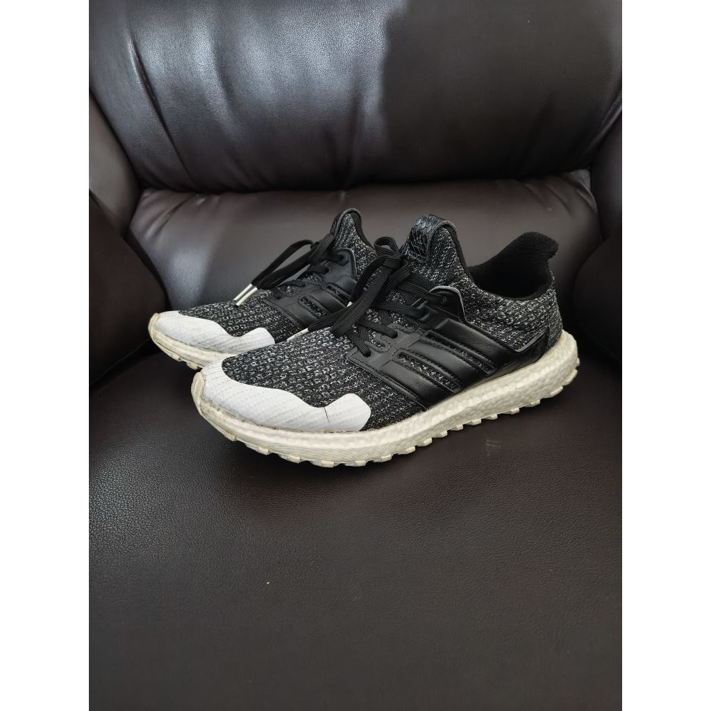 adidas ultraboost 4.0 GOT nights watch game of thrones BLACK WHITE preloved second