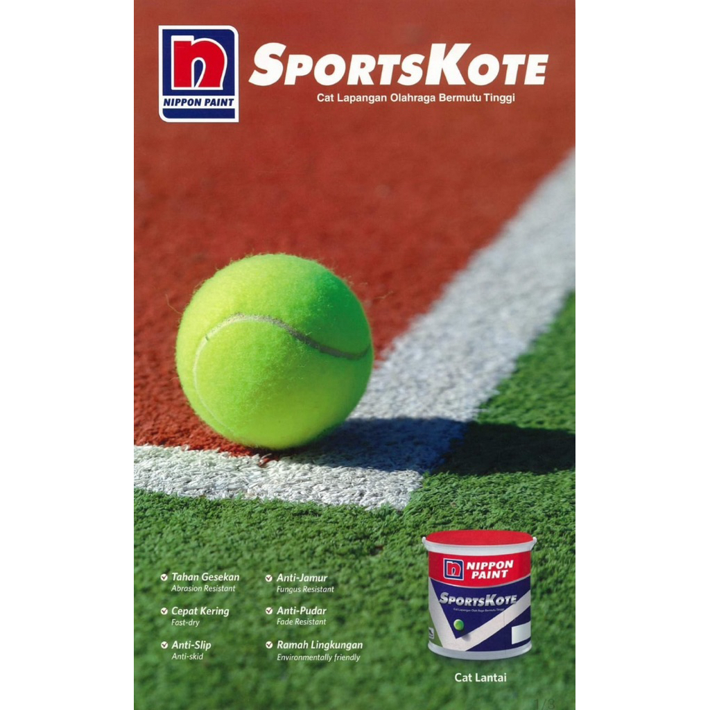 Nippon Sportskote Cat Lapangan 4,5kg