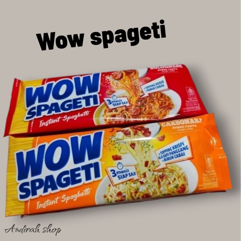 

WOW SPAGETI / spaghetti instant 88gram
