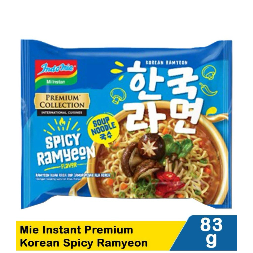 

Indomie Premium Collection Korean Spicy Ramyeon