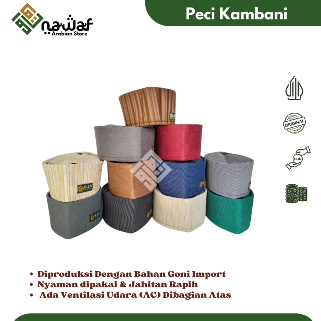 PECI SONGKOK GONI AC PECI ALKAMBANI