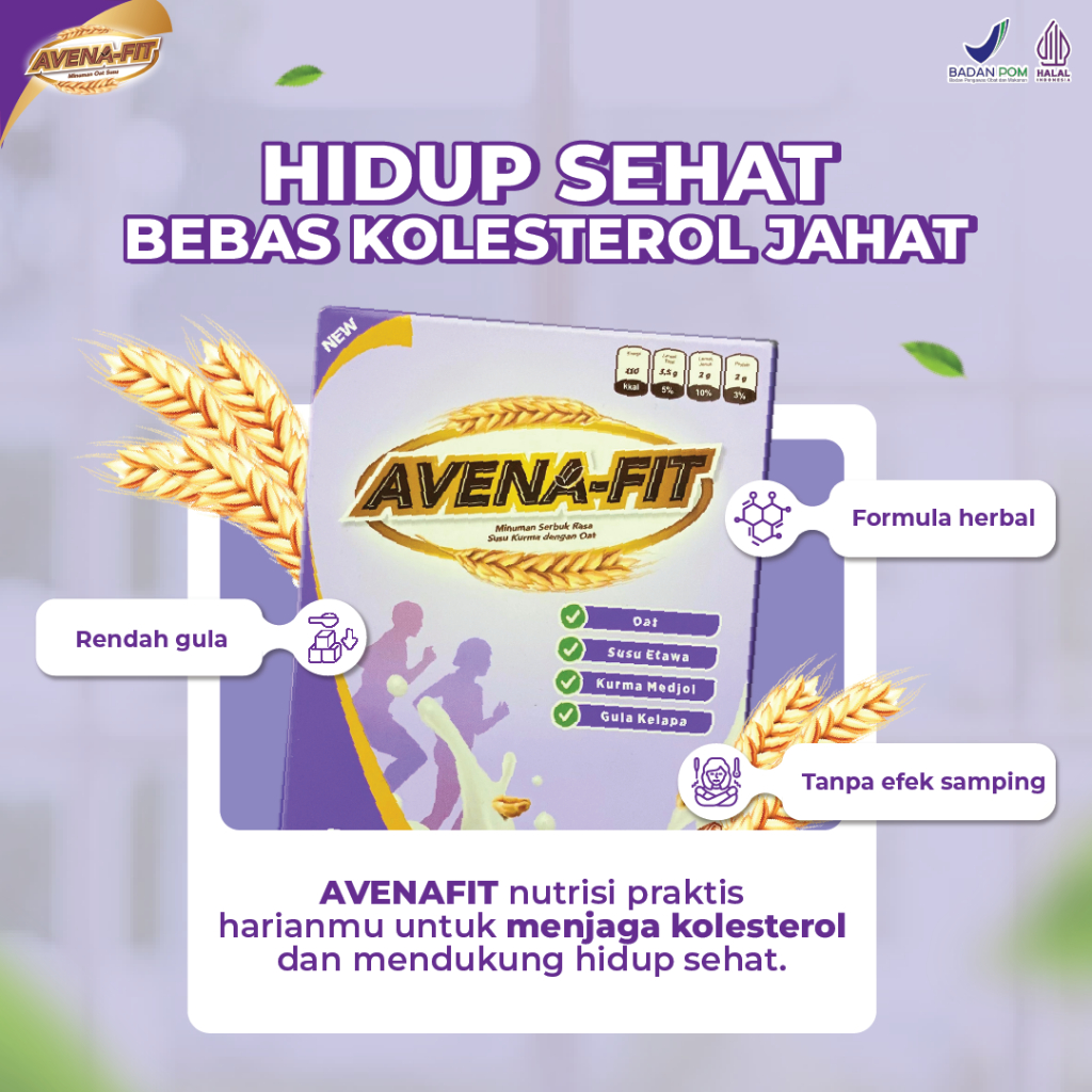 

Avenafit - Susu Sereal Oat Original Bantu Kendalikan Masalah Kolesterol dan Masalah Pencernaan