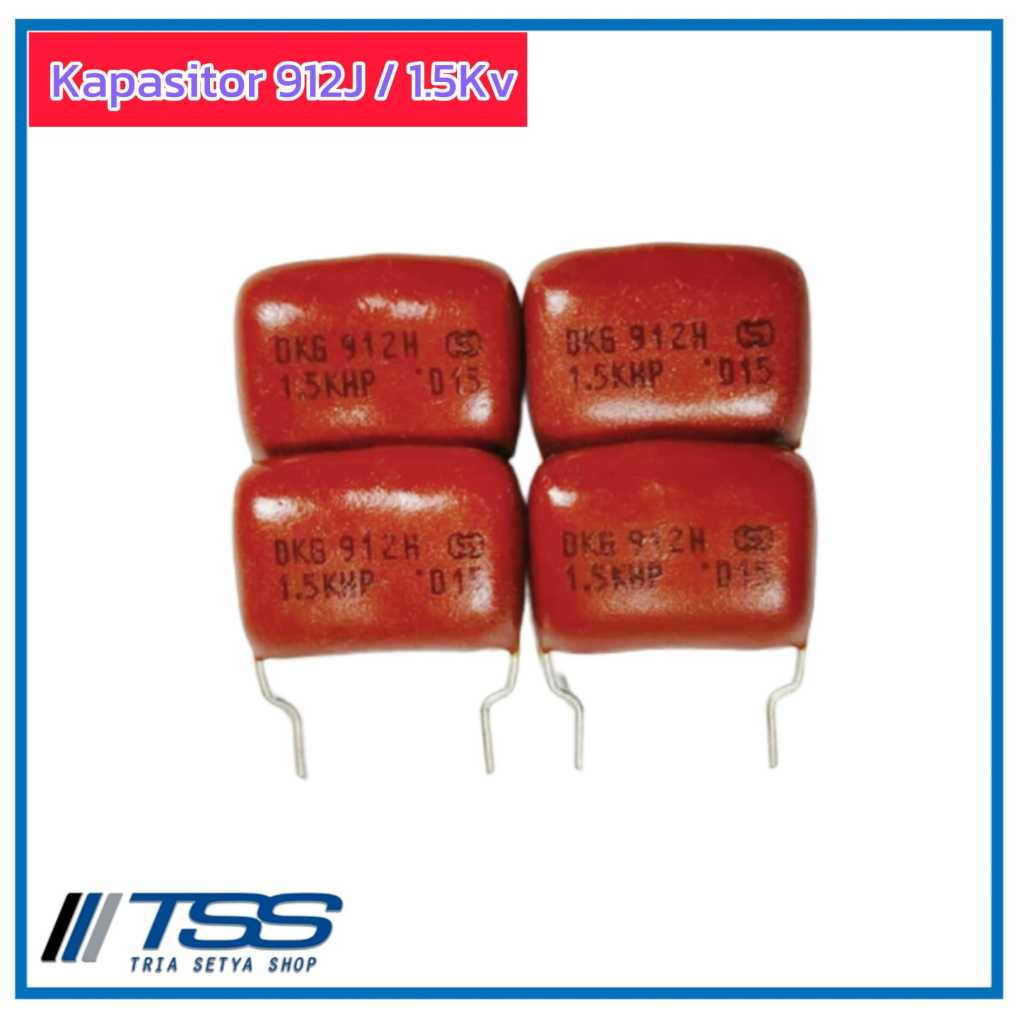 KAPASITOR 912J 1.5 KV / 9.2 n 1.6 Kv / 9.2 NF 1500V / 9n2 CAPASITOR KUALITAS BAIK / KAPASITOR MILAR 