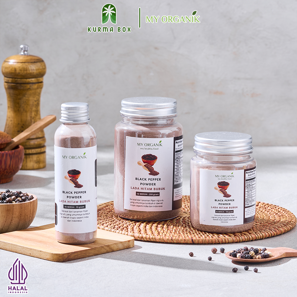 

My Organik Lada Hitam Bubuk Botol Black Pepper Powder Premium Quality Merica Bubuk Bumbu Dapur