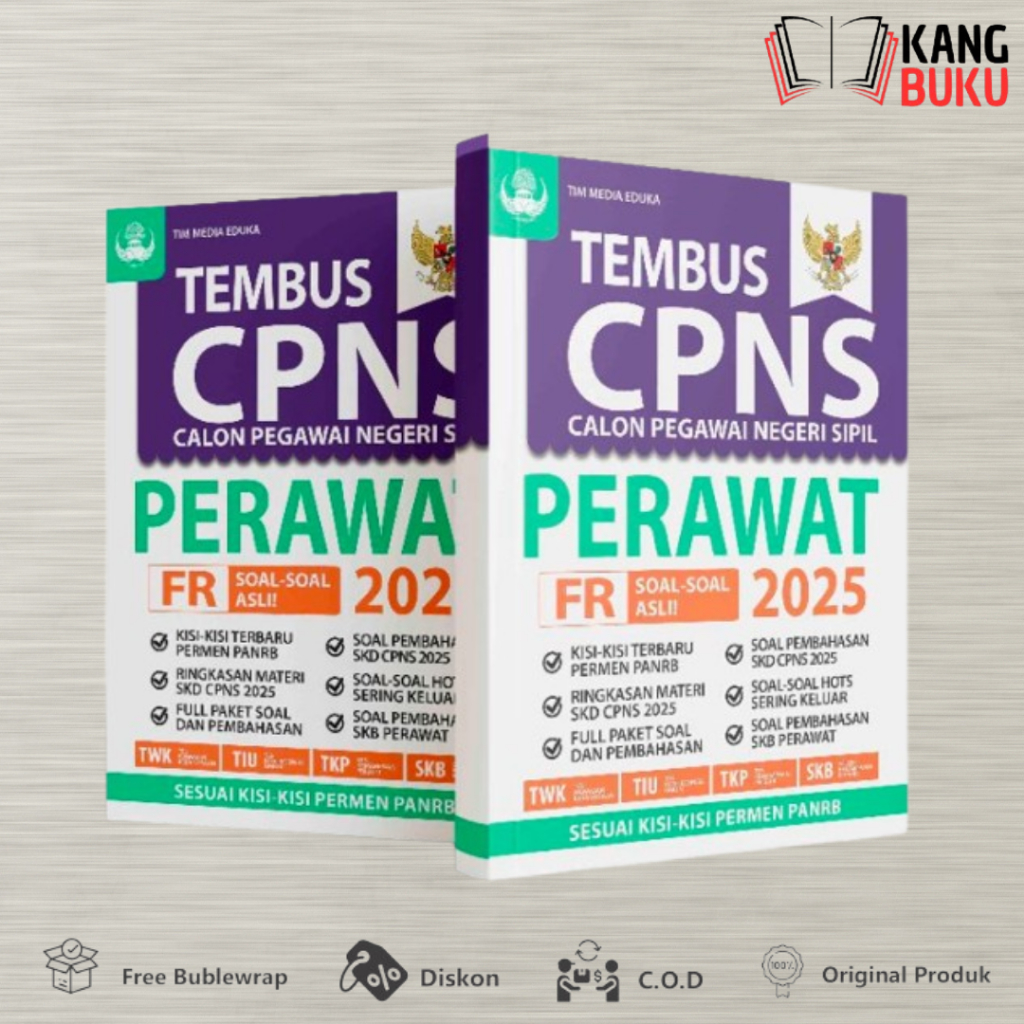 BUKU TES CPNS - TEMBUS CPNS PERAWAT 2025 - MEDIA EDUKA