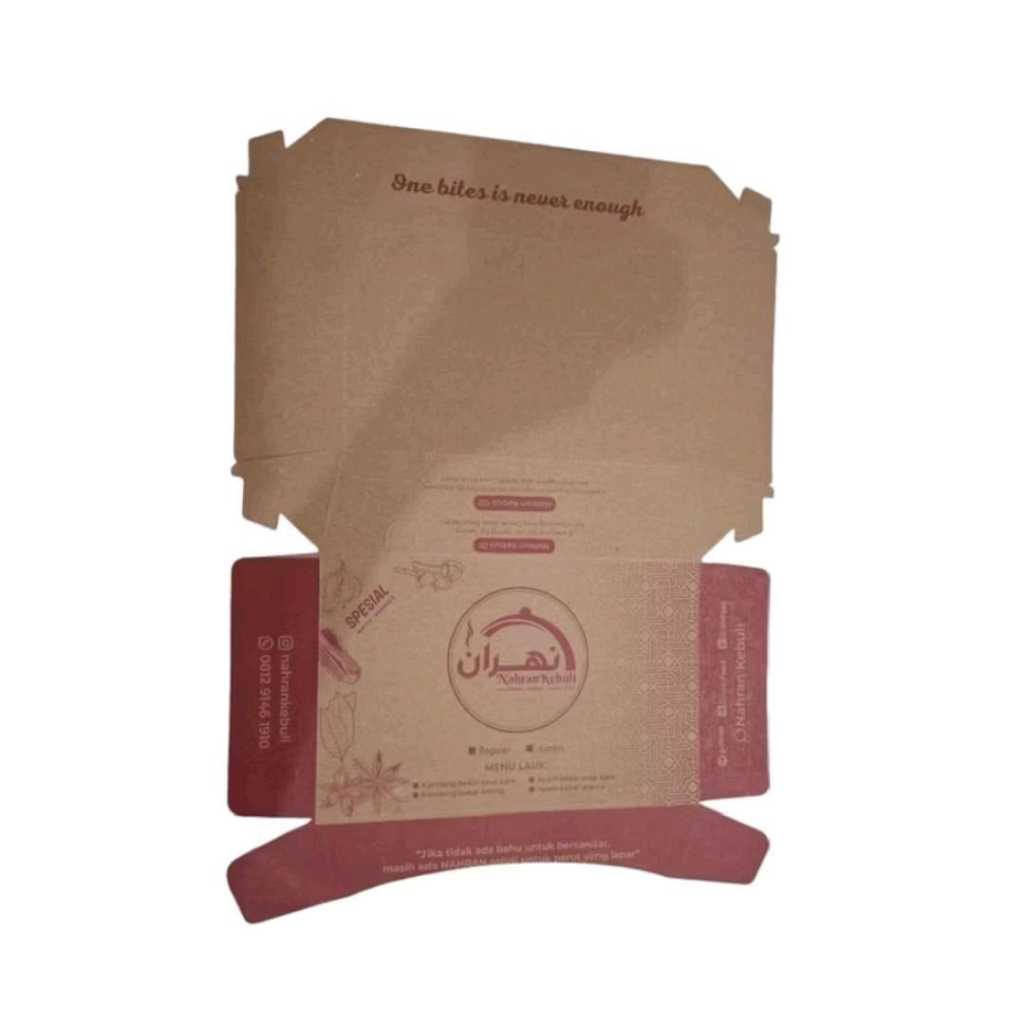 

Grosir Box / Lunch Box M / Lunch Box Kraft / Laminasi Dalam [1000 pcs]