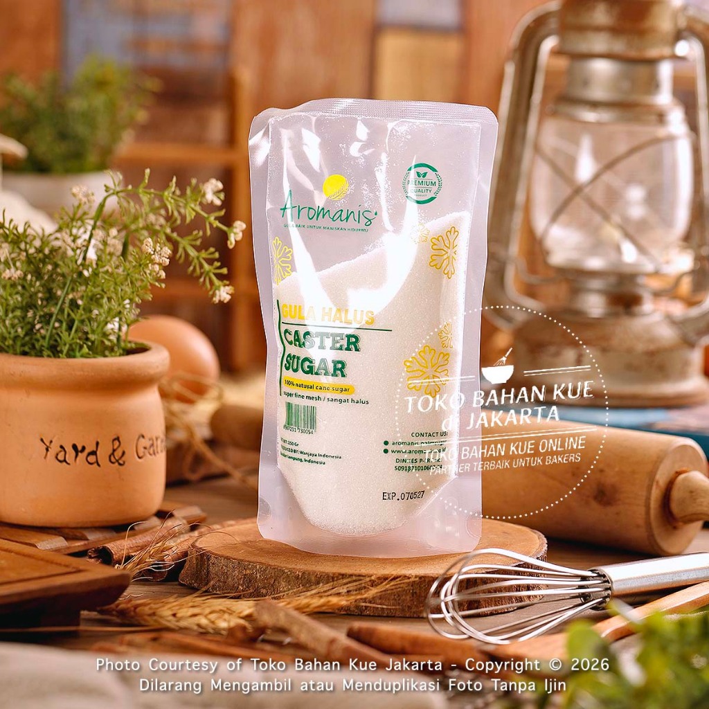 

Aromanis CASTOR Sugar Cane 250gr ASLI Gula Kaster Halus Fine Caster