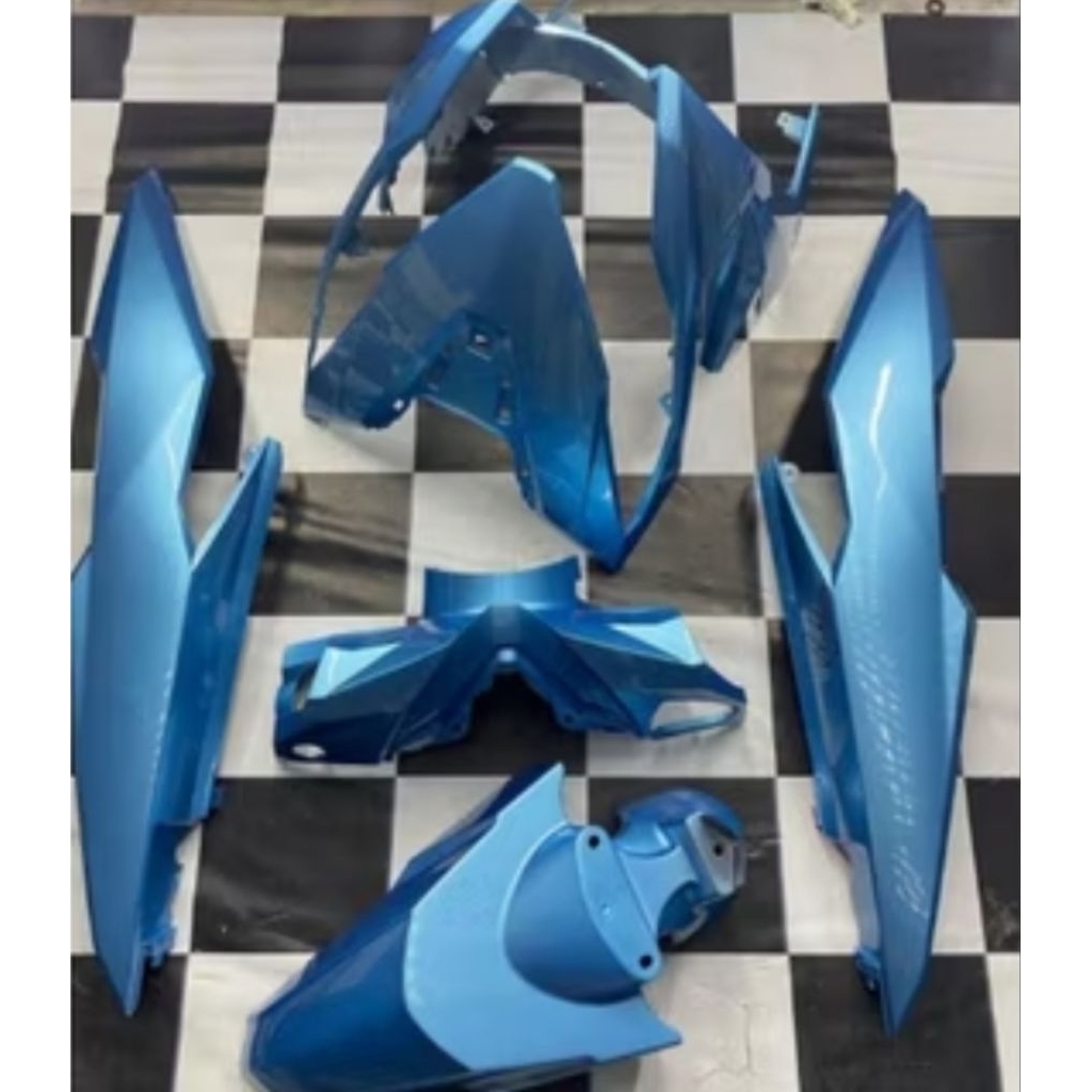 body halus beat esp warna biru telor asin