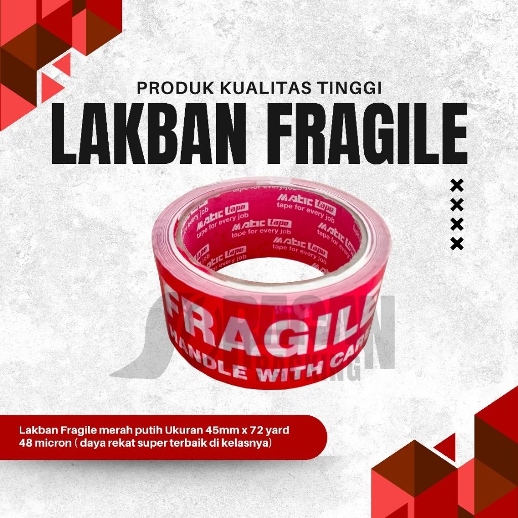 

LAKBAN FRAGILE MATIC 45mm X 72 Yard