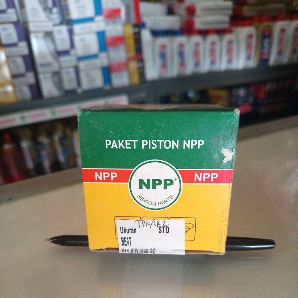PAKET PISTON NPP MOTOR HONDA BEAT / BEAT FI K25 / SCOOPY KARBU / SPACY KARBU (011-KVY-NPP-PK) ORIGIN