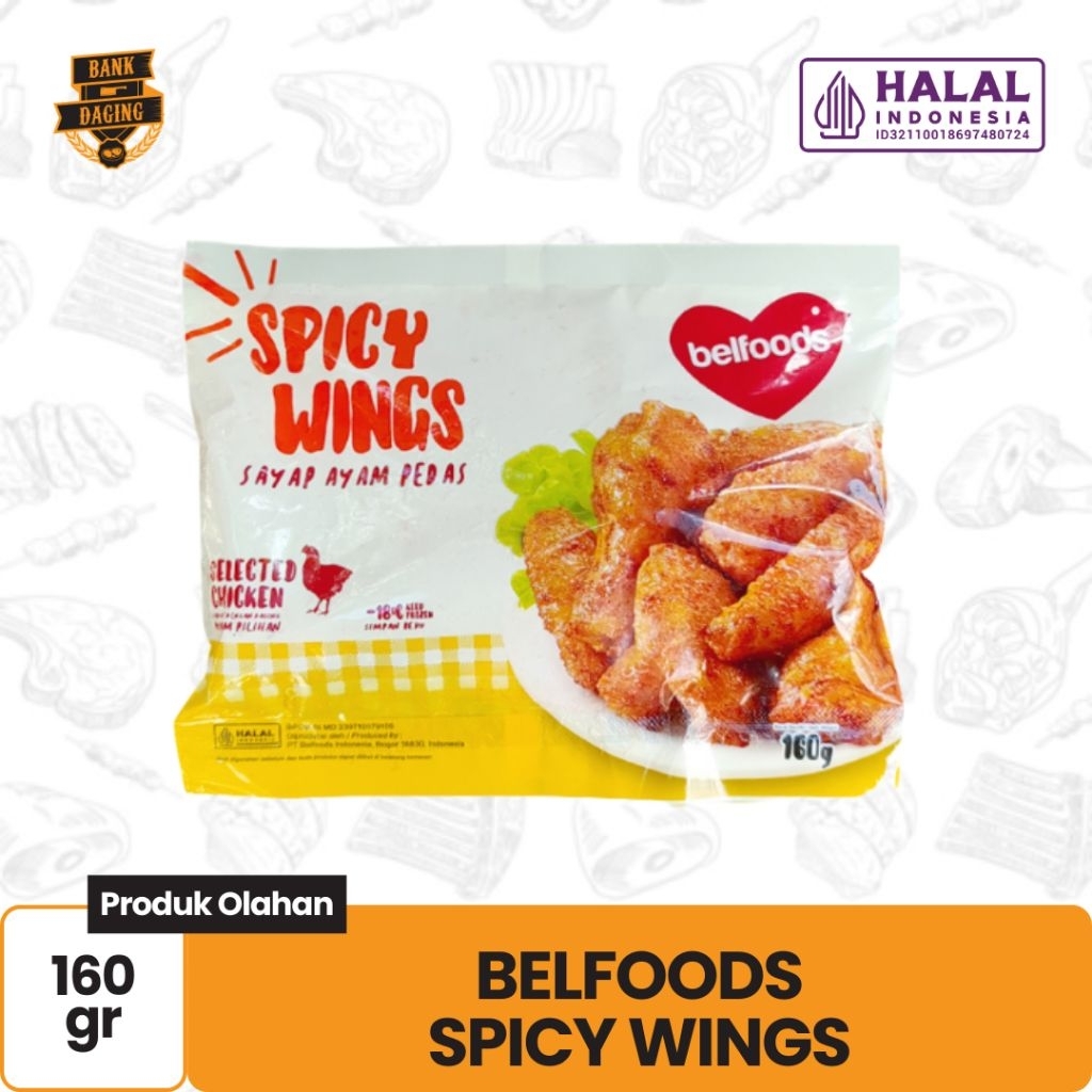 

BELFOODS SPICY WINGS 160GR