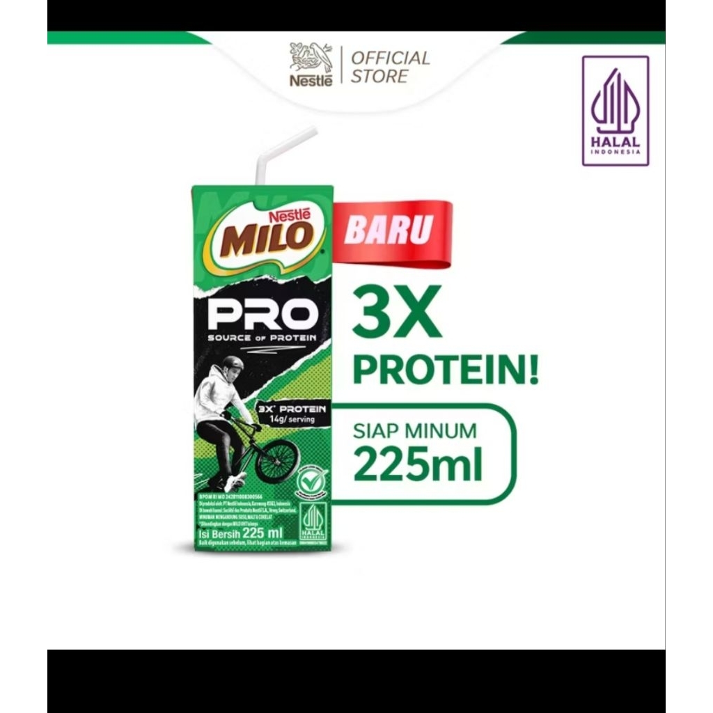 

MILO PRO 225ml 3x protein