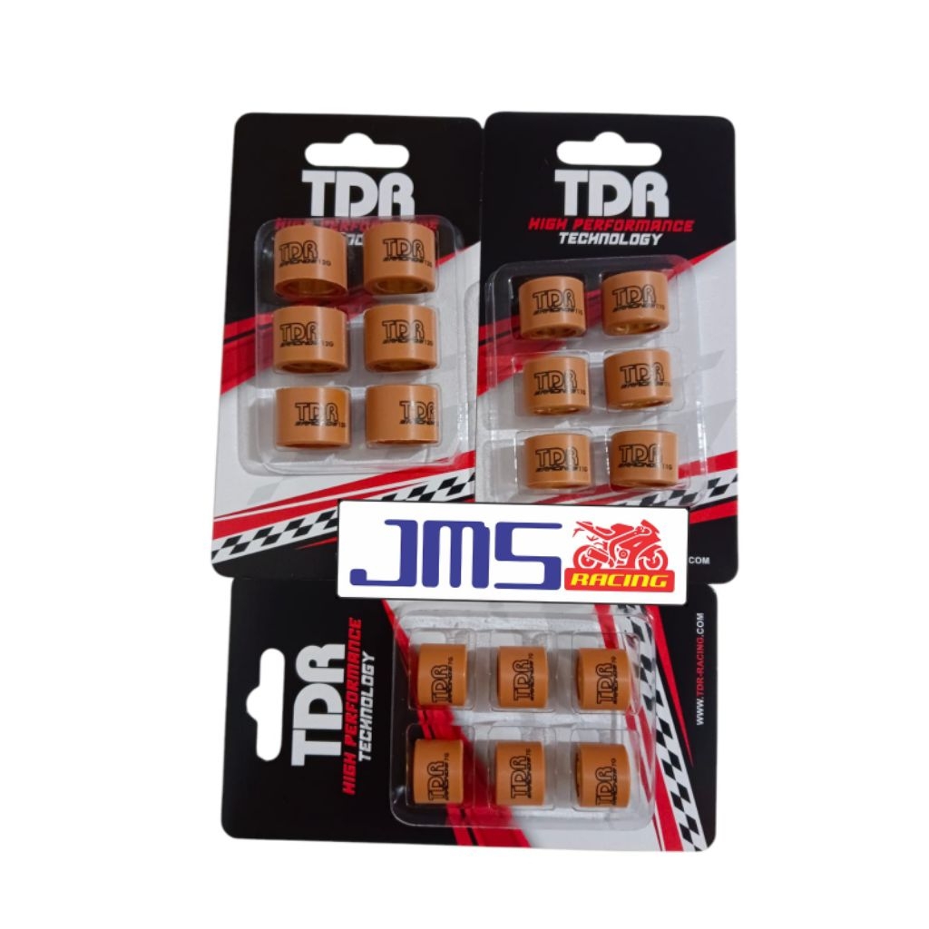 ROLLER TDR RACING UKURAN 7 8 9 10 11 12 GRAM NMAX OLD NMAX NEW NMAX NEO AEROX OLD AEROX NEW LEXI FRE