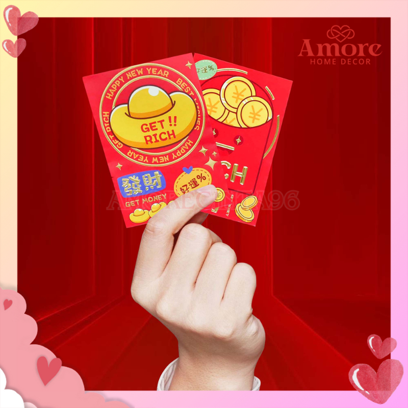 

ANGPAU IMLEK PREMIUM ISI 6/AMPLOP ANGPO ANGPOU CHINESE NEW YEAR TEMPAT UANG KIONG HI TAHUN BARU CHINA