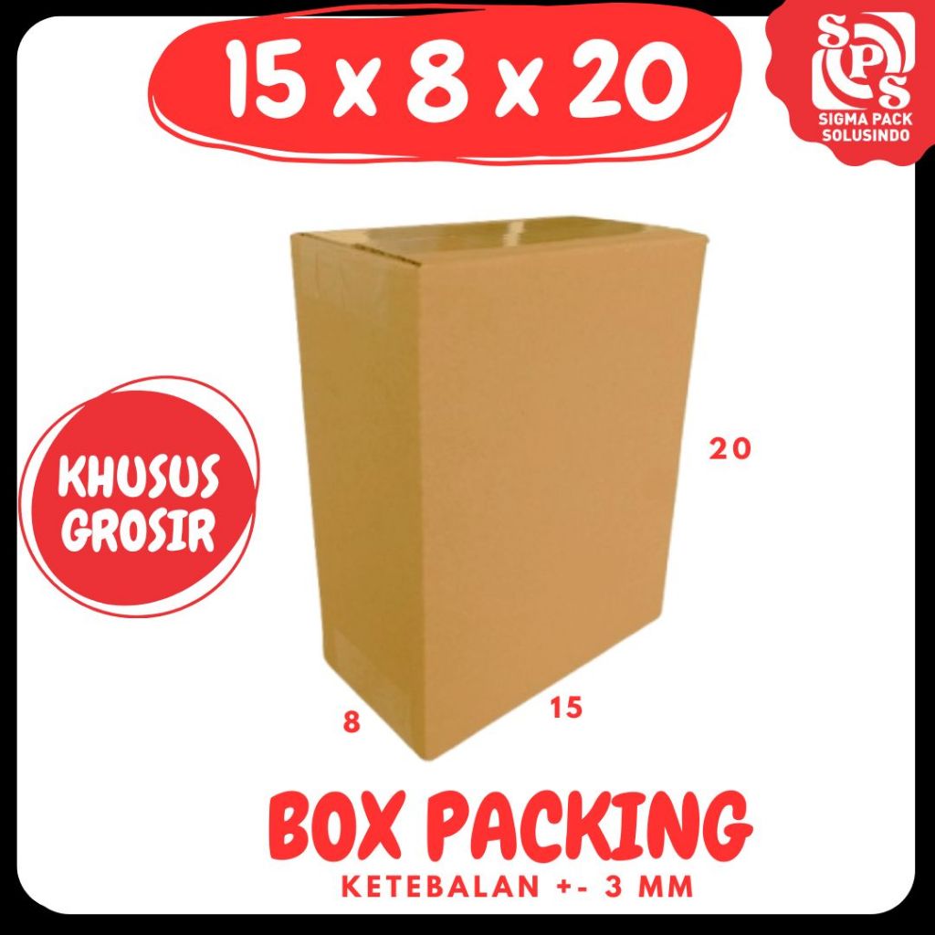 

Kardus 15x8x20 Box A1 Packing Karton Dus Kotak Kemasan Botol Tumblr Jamu Obat Madu Zigma pack