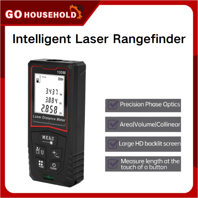 30M/40M/50M/100M  Meteran Laser Digital  Laser Pengukur Jarak  Rangefinder