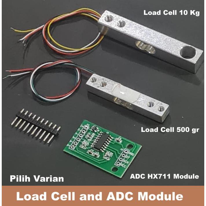 Modul Sensor Berat HX711 HX-711 LoadCell Load Cell Amplifier Module ADC Converter Arduino ESP32 ESP8