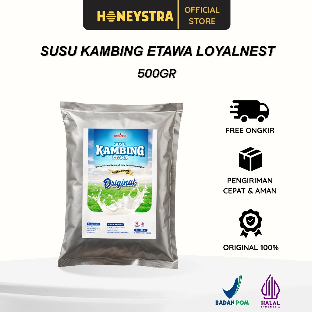 

Susu Kambing Etawa Loyalnest 500gr